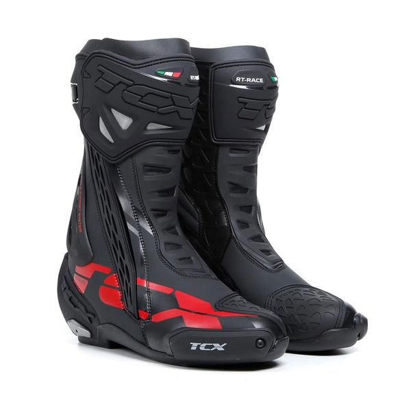 TCX Rt-Race Boots Black/Grey/Red