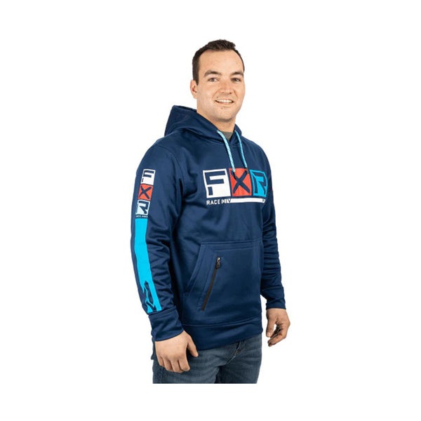 FXR Podium Tech Pullover Hoodie Blue