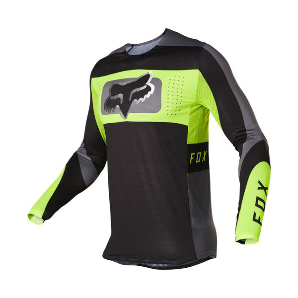 Fox Flexair Mirer Jersey Black/Yellow Fluo