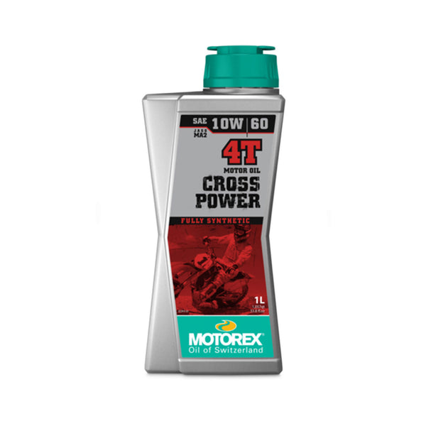 Motorex Cross Power 4T SAE 10W60 MA2 flacone da 1l.