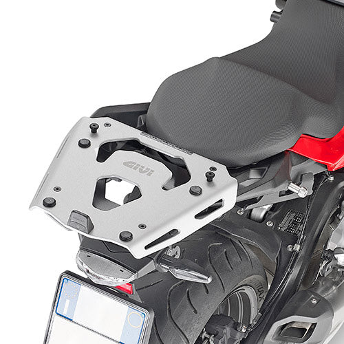 Givi SRA5137 Attacco posteriore in alluminio anodizzato specifico per bauletto MONOKEY (BMW)