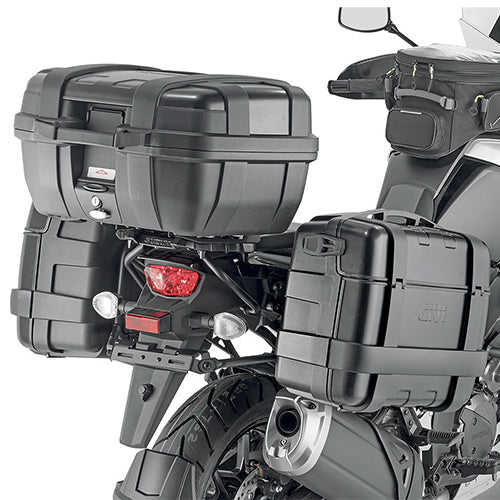 Givi PLO3118MK Portavaligie laterale specifico PL ONE-FIT configurato per valigie MONOKEY (Suzuki)
