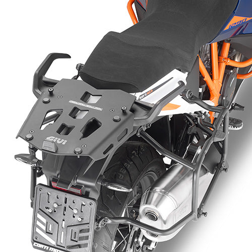 Givi SRA7713 Attacco posteriore in alluminio anodizzato specifico per bauletto MONOKEY (KTM)