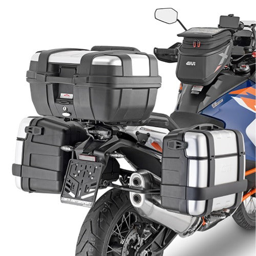 Givi PLO7713MK Portavaligie laterale specifico PL ONE-FIT configurato per valigie MONOKEY (KTM)
