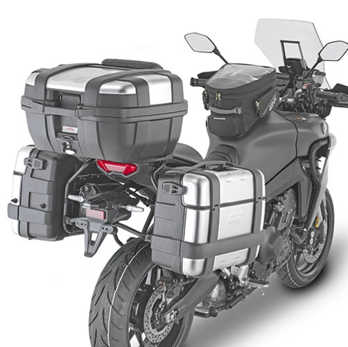 Givi PLO2159MK Portavaligie laterale specifico PL ONE-FIT per Yamaha Tracer 9