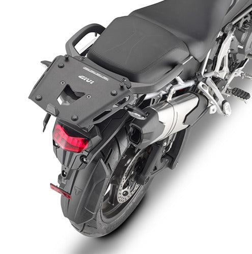 Givi SRA6422 Attacco posteriore in alluminio anodizzato specifico per bauletto MONOKEY (Triumph)