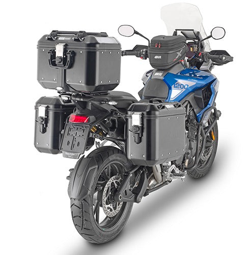 Givi PLO6422MK Portavaligie laterale specifico PL ONE-FIT configurato per valigie MONOKEY (Triumph)