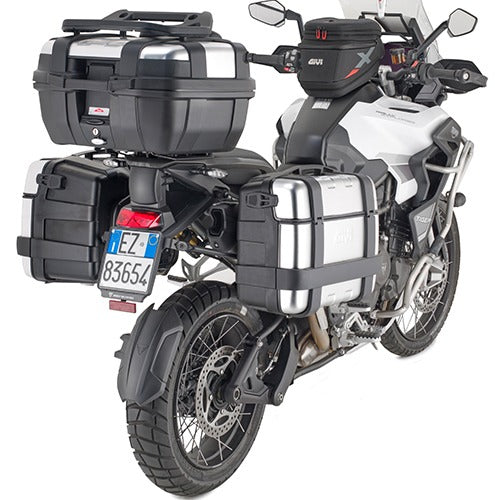 Givi PLO6423MK Portavaligie laterale specifico PL ONE-FIT configurato per valigie MONOKEY (Triumph)