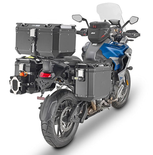 Givi PLO6423CAM Portavaligie laterale specifico PL ONE-FIT configurato per valigie MONOKEY® CAM-SIDE Trekker Outback (Triumph)