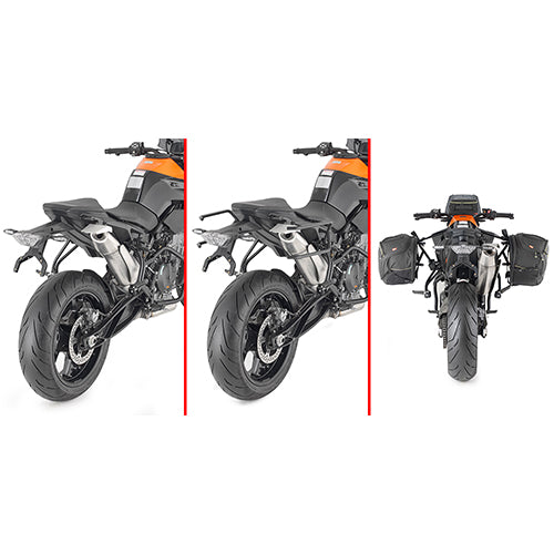 Givi TR7708 Telaietti specifici REMOVE-X a sgancio rapido per borse soffici laterali (KTM)