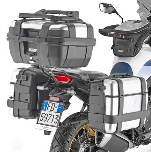 Givi PLO1201MK Portavaligie laterale specifico PL ONE-FIT per Honda XL 750 Transalp