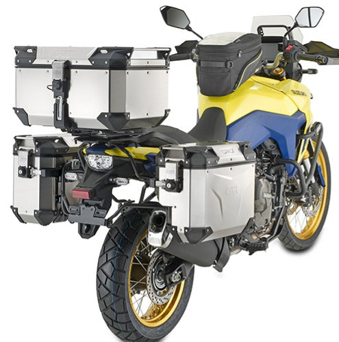 Givi PLOS3125CAM Portavaligie laterale specifico PL ONE-FIT con lato destro scantonato configurato per valigie MONOKEY® CAM-SIDE Trekker Outback (Suzuki)