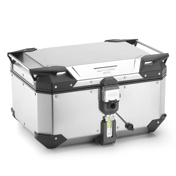 Givi OBKEV58A Trekker Outback Evo 58lt Smart Security Lock - Alluminio Naturale