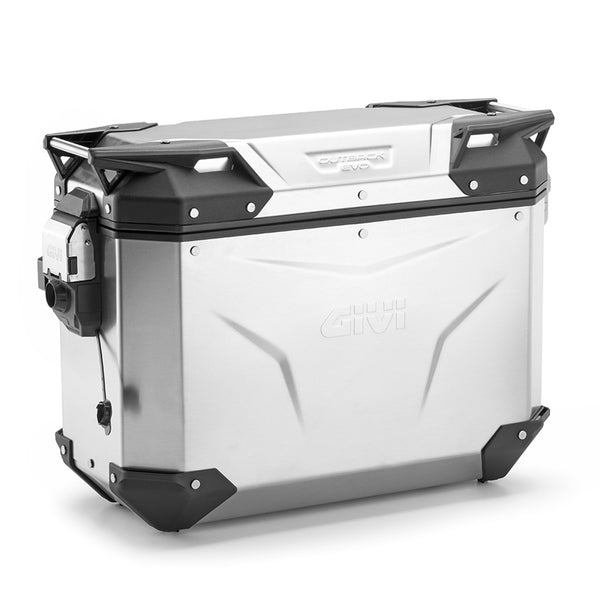 Givi OBKEV37AR Trekker Outback Evo 37lt Destra Smart Security Lock - Alluminio Naturale