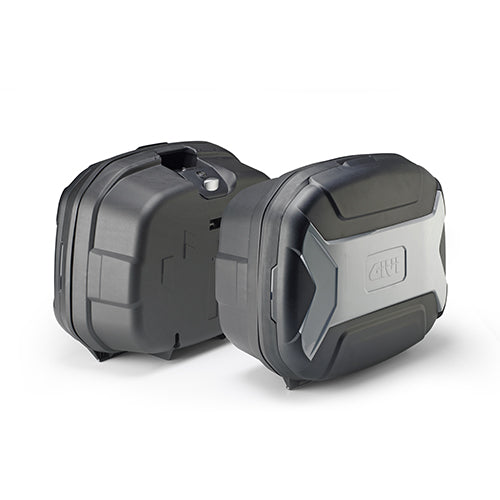 Givi TRK35BNPACK2 Trekker Lite 35lt Set 2pz. - con inserto estetico in plastica grigia