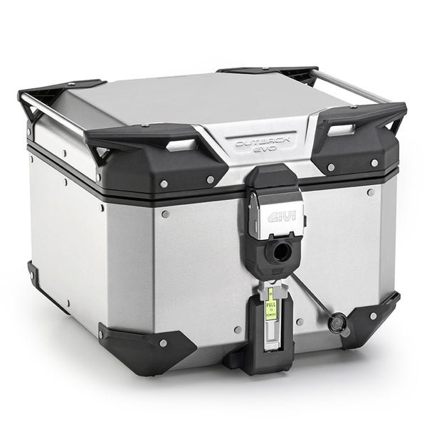 Givi OBKEV42A Trekker Outback Evo 42lt Smart Security Lock - Alluminio Naturale