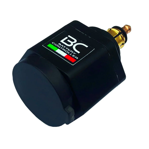 710-USBDIN-VM Caricabatteria USB Doppio con Voltmetro per Prese Accensigari BMW (12mm)