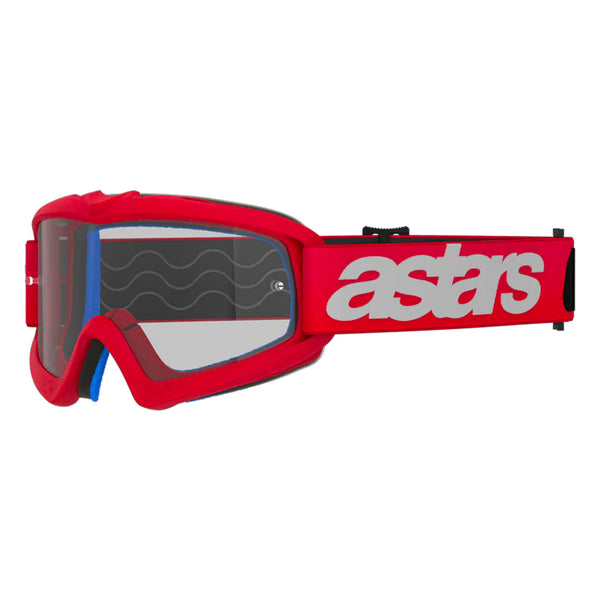 Alpinestars Vision Youth Blaze Goggle Red Clear Lens