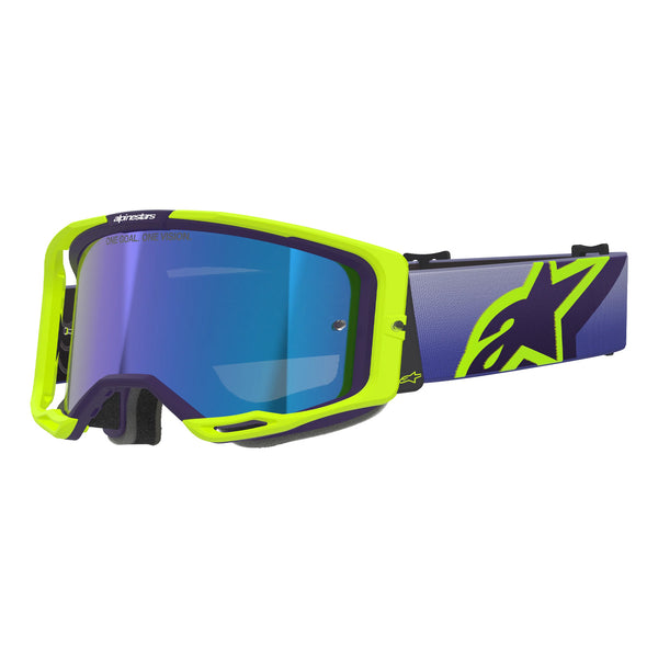 Alpinestars Vision 8 Corp Goggle Purple/Yellow Fluo Mirror Blue