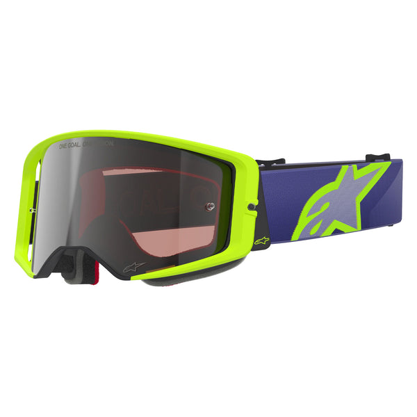 Alpinestars Supertech Vision Corp Goggle Purple/Yellow Fluo Mirror Silver