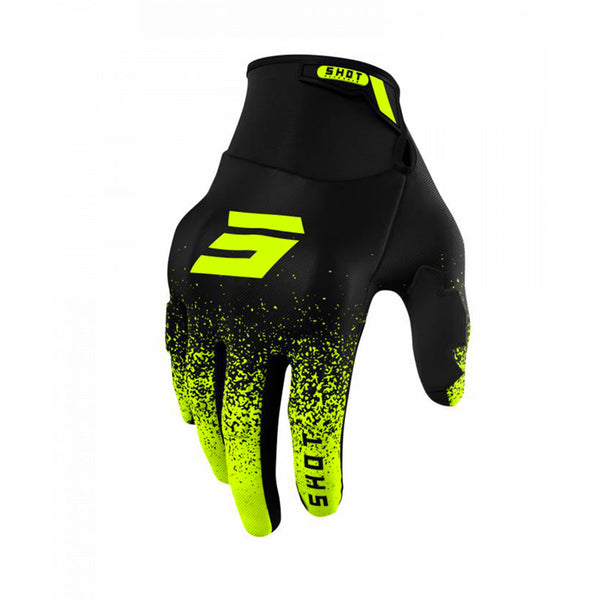 Shot Drift Edge Gloves Fluo Yellow