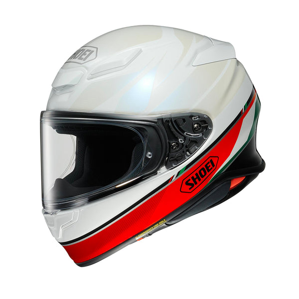 Shoei NXR2 Helmet Nocturne TC-4 White/Red/Green Gloss