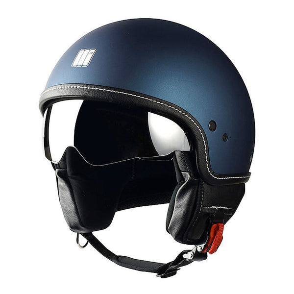 Motocubo Beetle Helmet Blue Matt