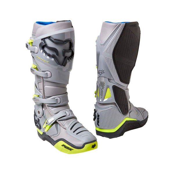 Fox Instinct Boots Grey/Yellow Fluo