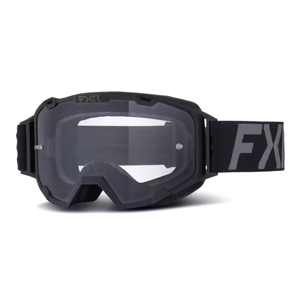 FXR Maverick Prime MX Goggle Black Clear