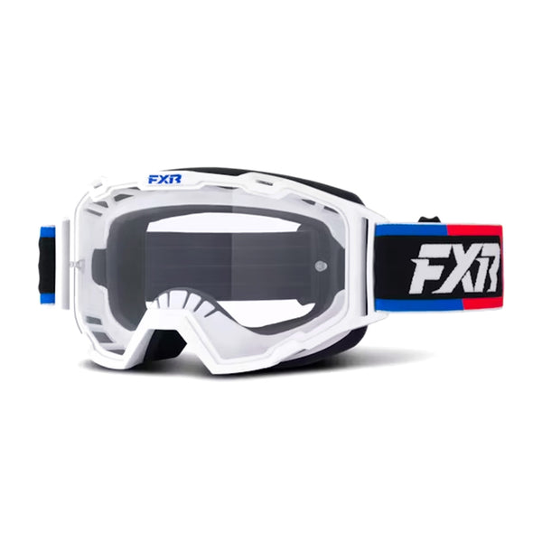 FXR Maverick Prime MX Goggle Patriot Clear