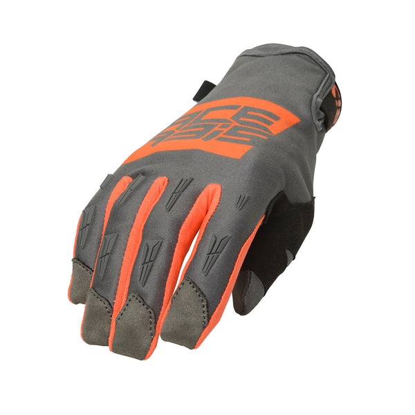 Acerbis MX WP Homologated Gloves Orange/Grey