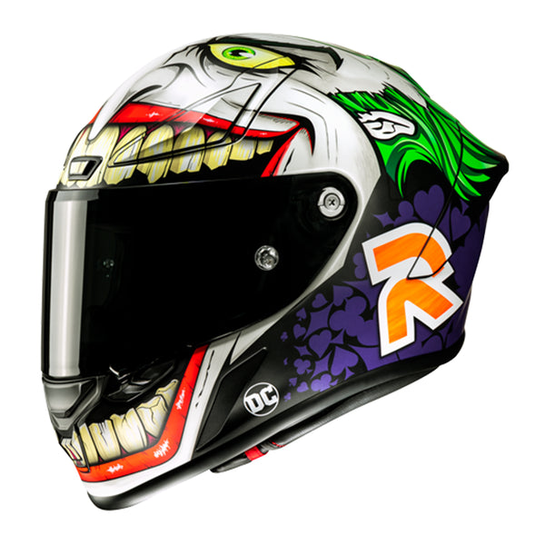 HJC Rpha1 Helmet Joker DC Comics Matt