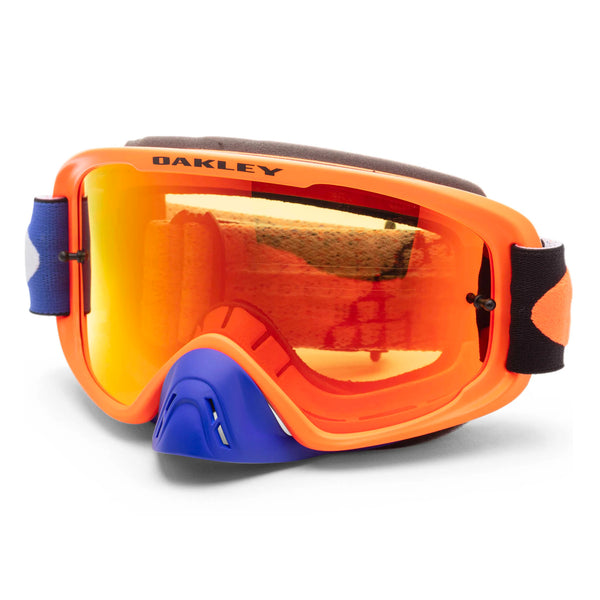 Oakley O Frame 2.0 MX Goggles Orange/Blue/Lens Fire/Clear