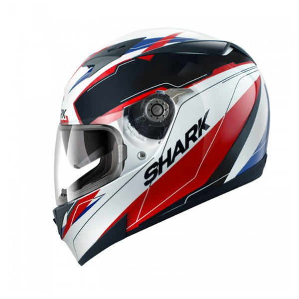 Shark S700-S Helmet Lab White/Red/Blue Gloss