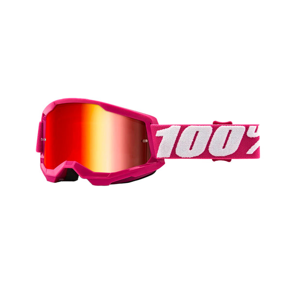 100% Maschera da cross Strata 2 Fletcher lente a specchio