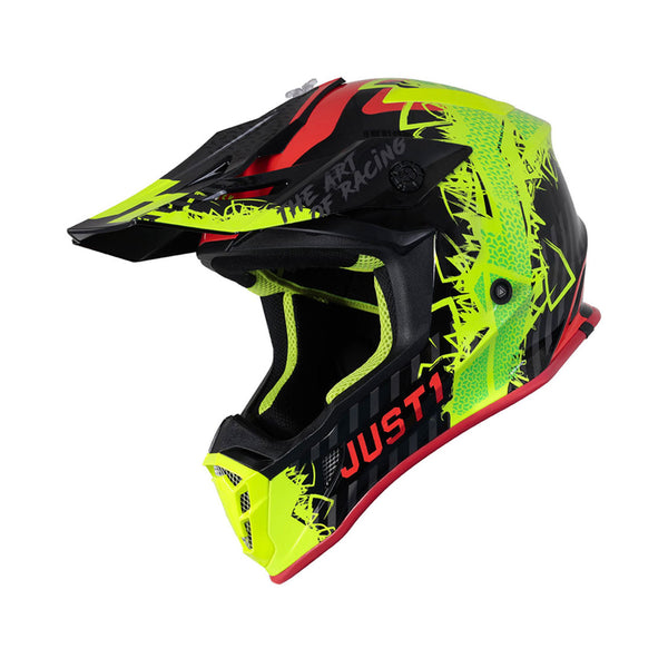 Just1 J38 Mask Fluo Yellow Red Black