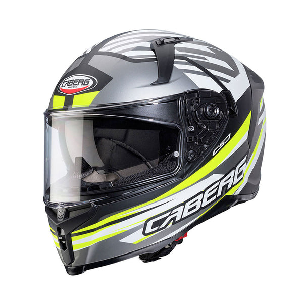 Caberg Avalon X Helmet Kira Black/Grey/Yellow Fluo Matt