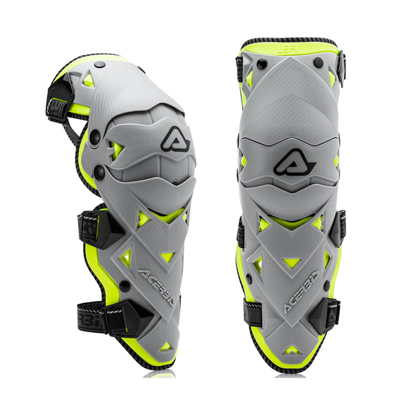 Acerbis Impact Evo 3.0 Knee Guards Grey/ Yellow