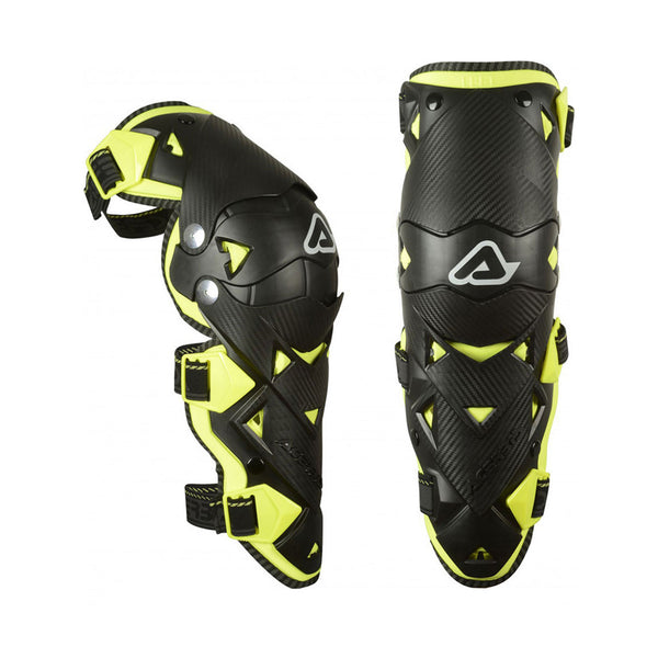 Acerbis Impact Evo 3.0 Knee Guards Black/ Yellow