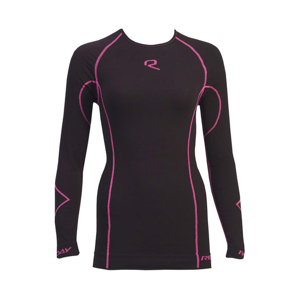 Riday Maglia Manica Lunga Estiva Lady Black/Fuchsia