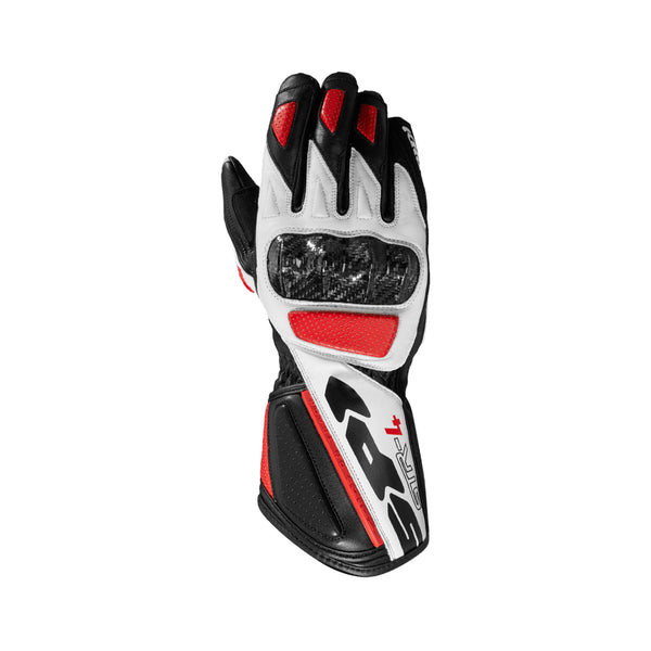 Spidi STR-4 Leather Gloves Black/Red/White