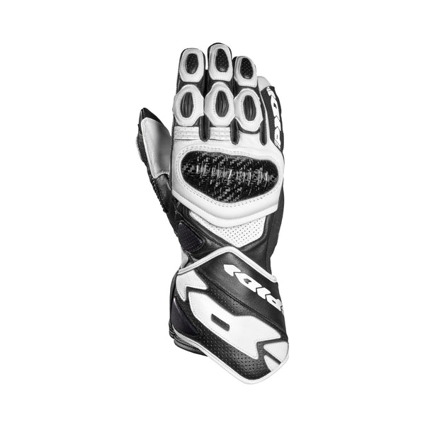 Spidi Carbo 7 Leather Gloves Black/White
