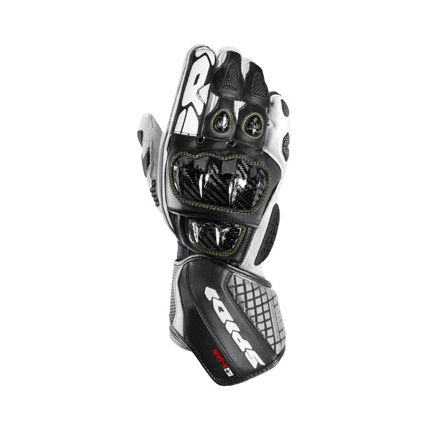 Spidi Carbo Kangaroo Leather Gloves Black/White
