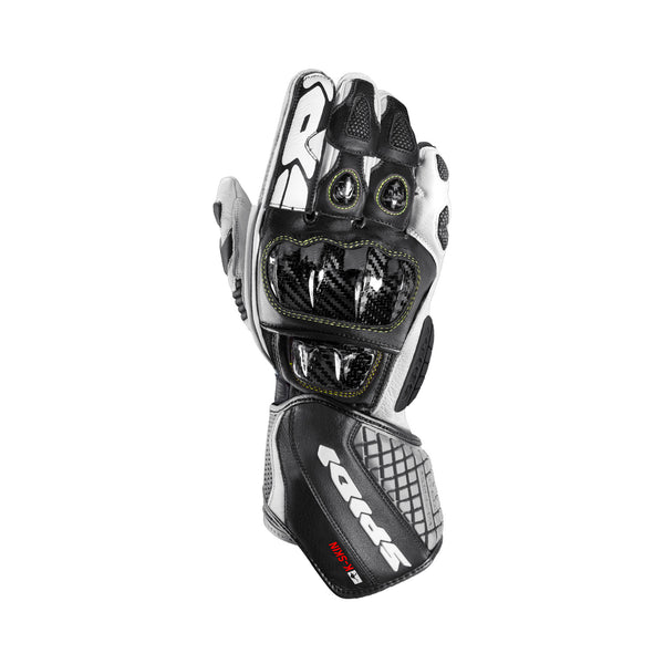 Spidi Carbo Kangaroo Leather Gloves Black/White