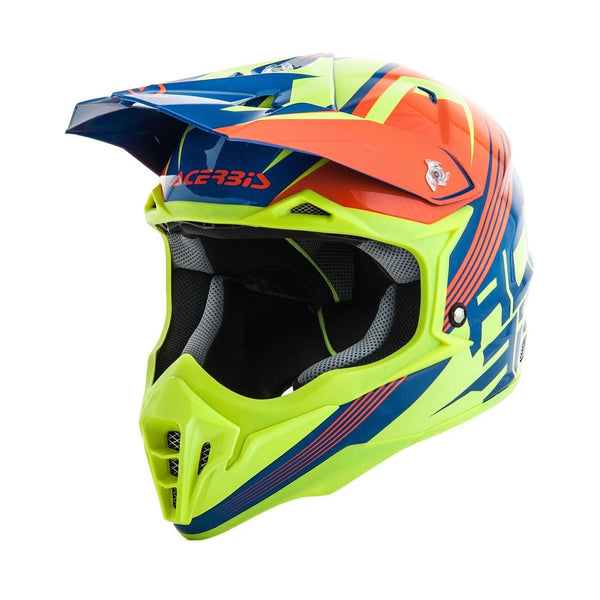 Acerbis Impact 3.0 Helmet Orange/Yellow/Blue