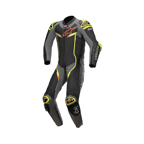 Alpinestars GP Pro V2 1PC Leather Suit Black/Grey/Yellow Fluo