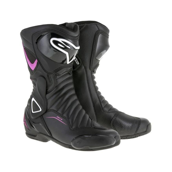 Alpinestars Stella SMX-6 V2 Boots Black/Fuchsia/White