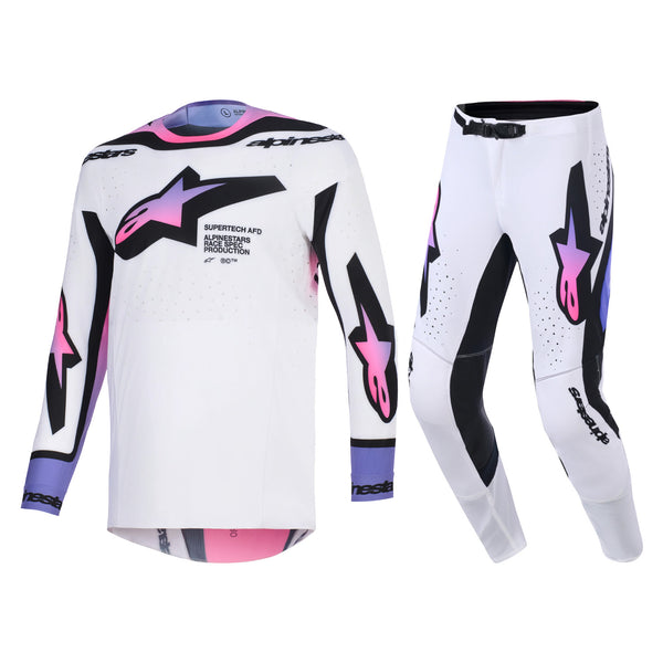 Alpinestars Completo Supertech AFD Vista 2026 White/Purple/Black