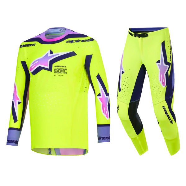 Alpinestars Completo Supertech Vista 2026 Yellow/Purple/Black