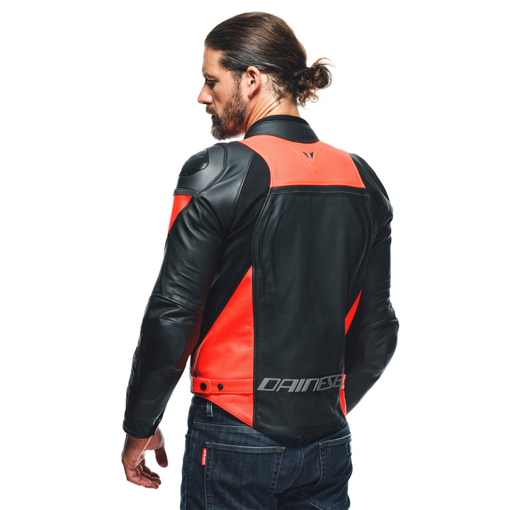 Dainese Racing 4 Leather Jacket Perforated